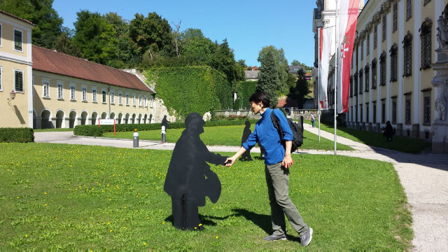 aircube project 25 - HIDEO IWASAKI met ANTON BRUCKNER, St.Florian/A, 2013