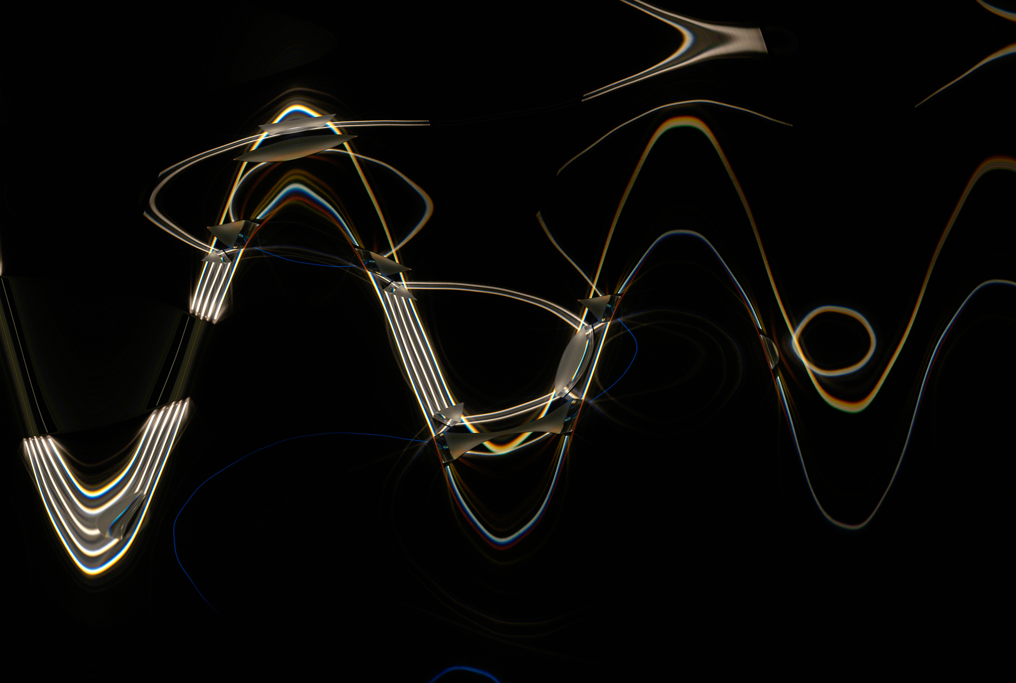 URSA SCHÖPPER - lichtplaneten IV - 2007 - aludibond - unikate - each 74x110cm