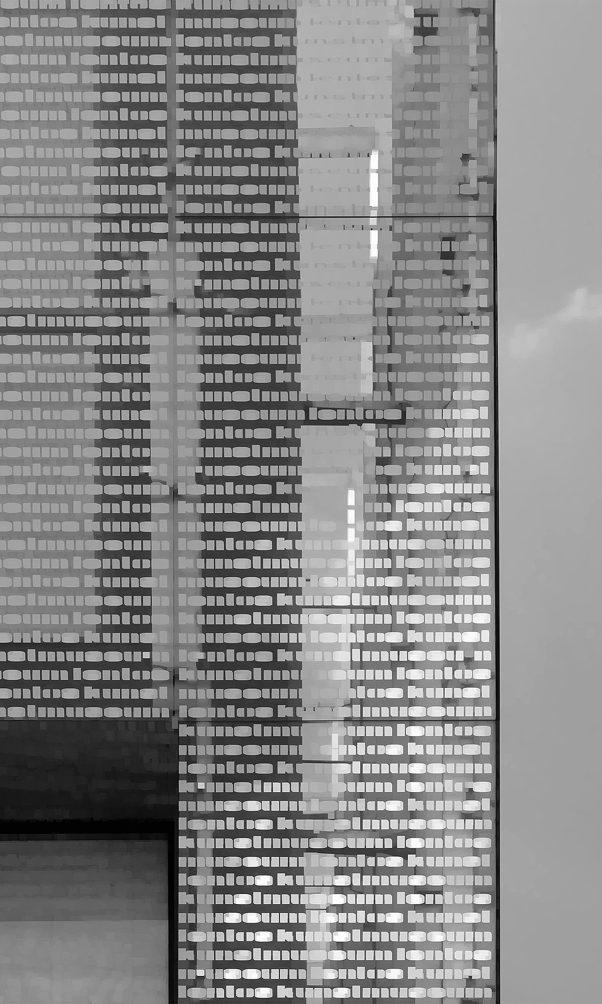 URSA SCHÖPPER - zeichen/signal - 2014 - aludibond - unikat - 50x30cm