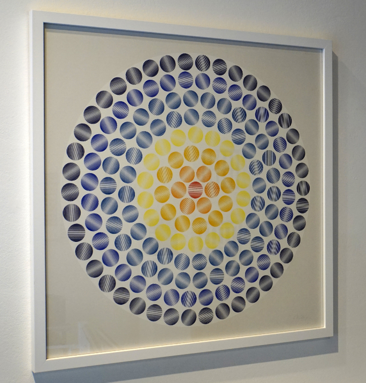 IVAN PICELJ - CYCLOFORIA - silk print/paper - 157/200 - 68 x 68cm - 1972-73 - published by DENISE RENE, PARIS