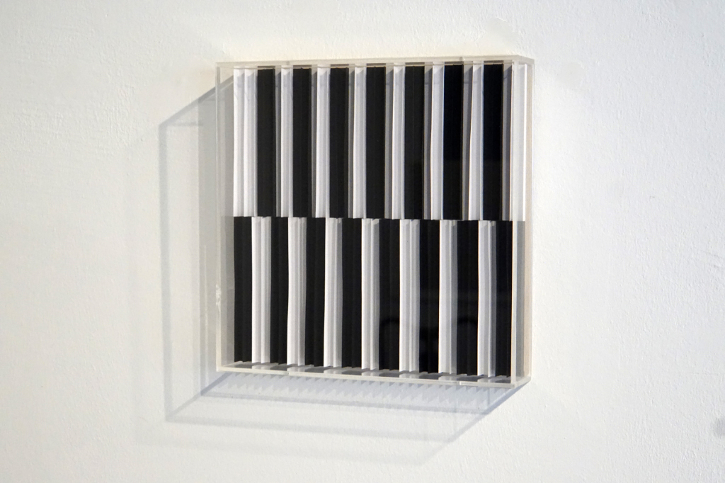 IVAN PICELJ - SURFACE BWC 01 - paper/plywood - 30 x 30cm - 2006
