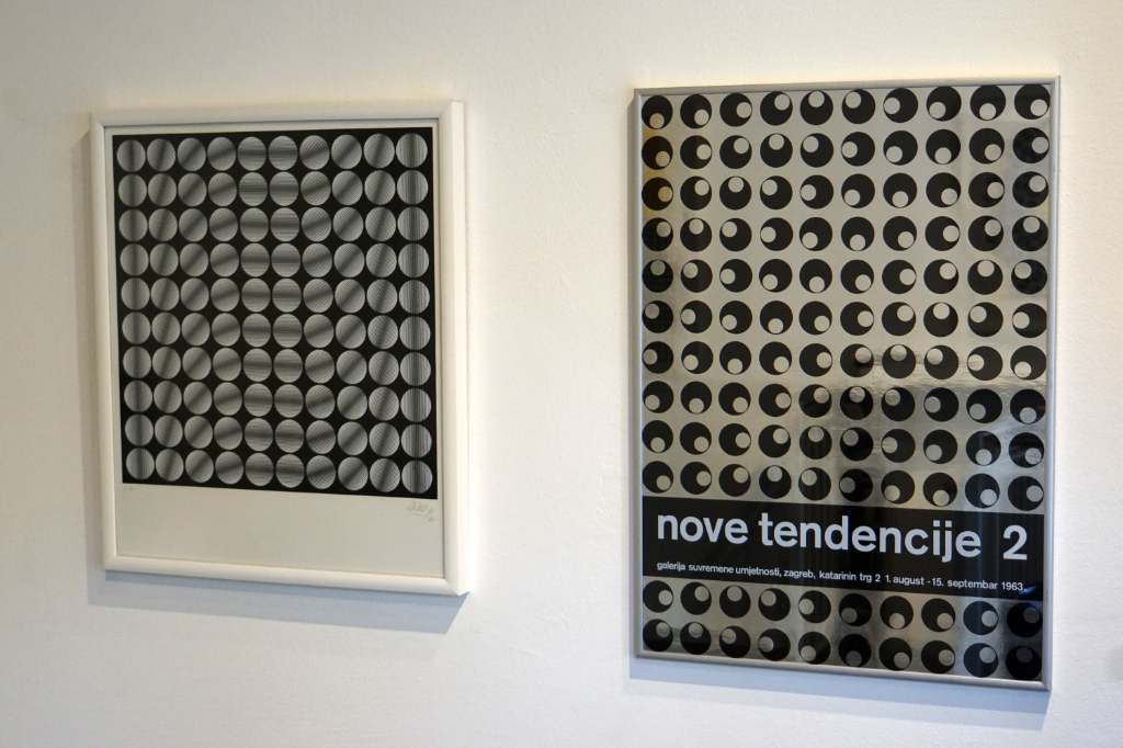 IVAN PICELJ - POSTER NT 2 - OEUVRE PROGRAMME No. 1 - 1966 - silk print/paper - 65 x 50cm - from right