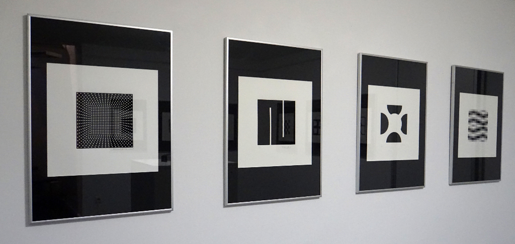 ABSOLUTELY BLACK AND WHITE - JEFREY STEELE - JOEL STEIN - JULIJE KNIFER - RICHARD ANUSKIEWICZ