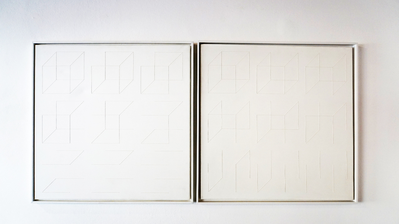 HD SCHRADER - STUFENKONVEX - acryl/leinwand - 80x80cm - 1976 - foto|gwa