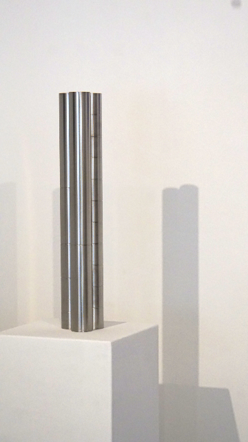 HELLMUT BRUCH - Progression, Teilung, Reihe - edelstahl - 1991 - 55x10x10cm
