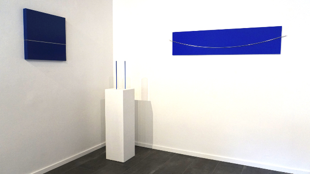 HELLMUT BRUCH - acryl/edelstahl - ausstellungsansicht gwa 10|2016