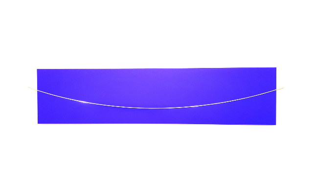 HELLMUT BRUCH - in blau - edelstahl in transsatco - 2001/2014 - foto gwa